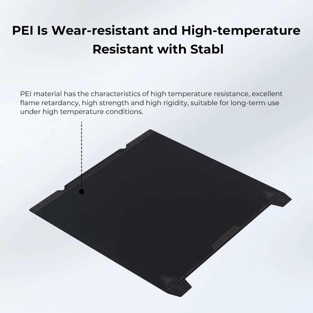 Creality K1 Max Smooth PEI Build Plate Kit 315*310mm - With Soft ...